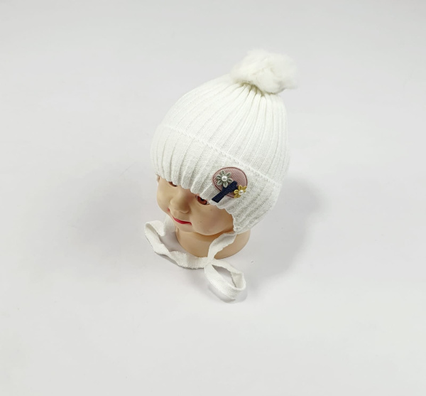 Шапка малютка арт.1011 (белый)